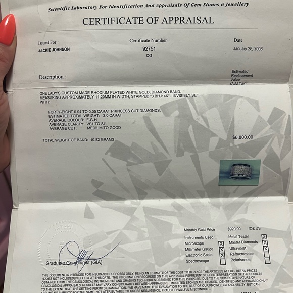 Diamond Pinky Ring - Picture 3 of 3